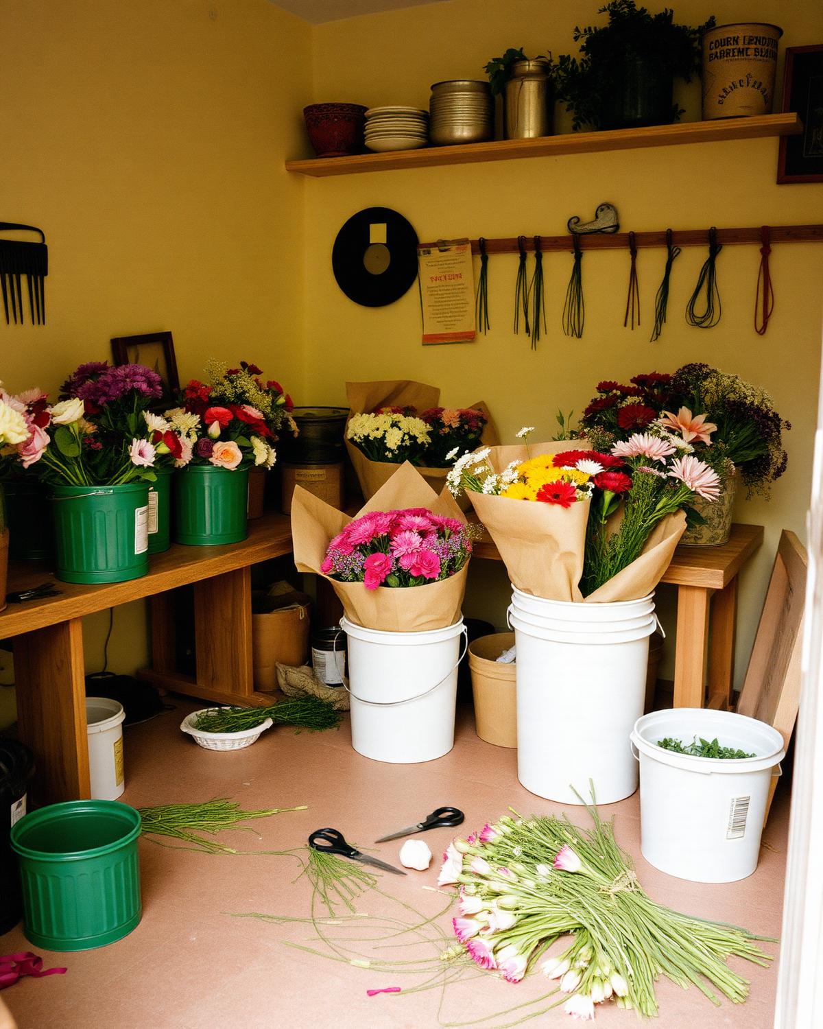 Inside the Petal Club workshop